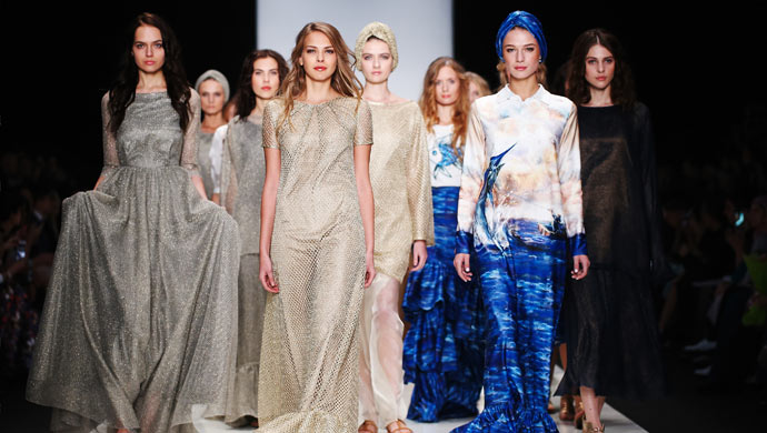 HL Arapkhanovi show --Photo by Oleg Nikishin/Getty Images for MBFW Russia