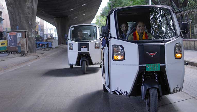 Montra Electric Super Auto collaborates with Super Woman Noor Jahan