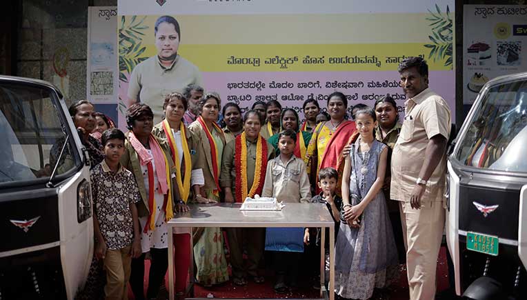 Montra Electric Super Auto collaborates with Super Woman Noor Jahan