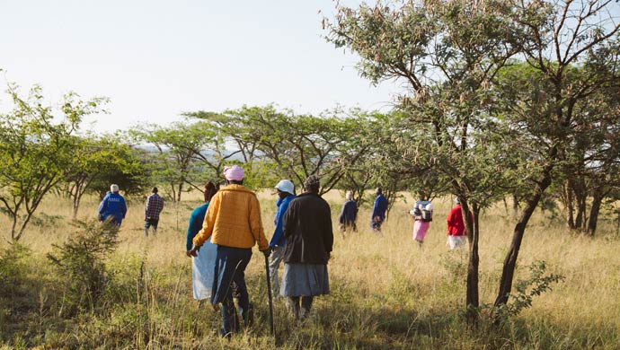 Farm workers are seen at Muila Village in Limpopo 