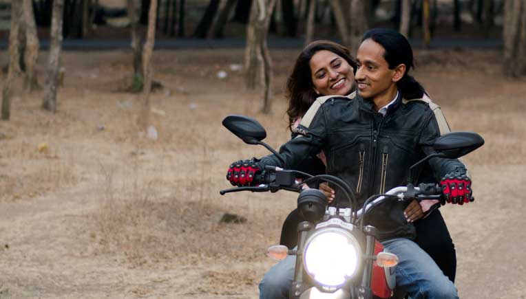 Anu and Manas all ready for the epic journey