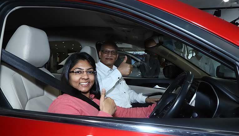 Personalised MG Hector for Tokyo Paralympics winner Bhavina Patel