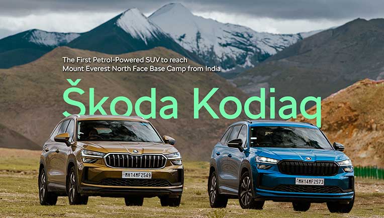 Skoda Kodiaq  conquers Mount Everest North Face Base Camp