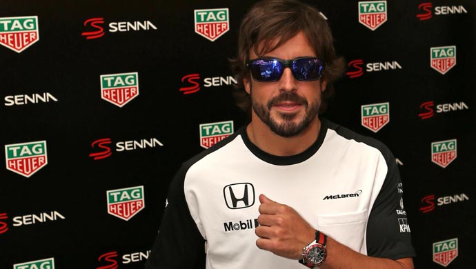 Also present was Fernando Alonso from the McLaren-Honda team