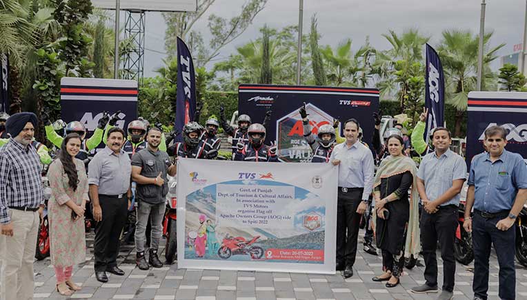TVS Apache announces TVS AOG ride to Spiti Valley 2022