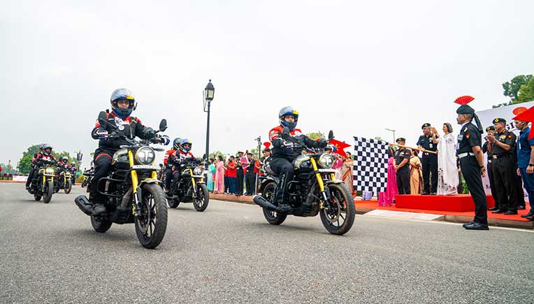 TVS Motor Company partners with Indian Army for all-women motorcycle rally 
