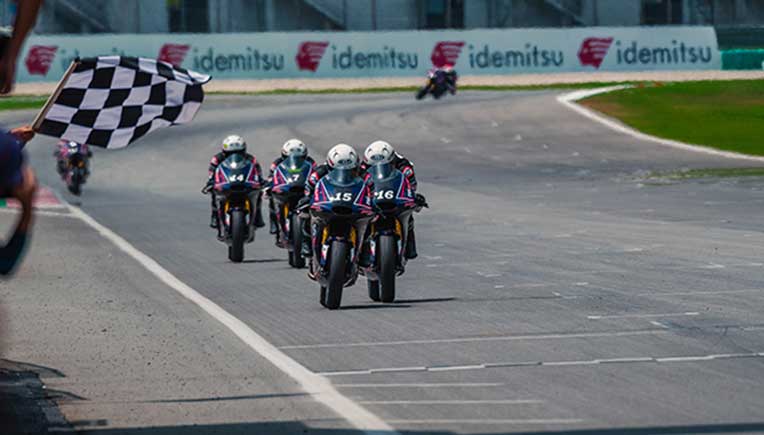 TVS Racing Asia OMC RR 310 clocks 201.2km/h
