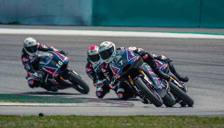 TVS Racing Asia OMC RR 310 clocks 201.2km/h