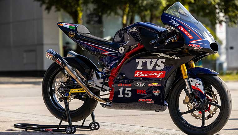 TVS Racing Asia OMC RR 310 clocks 201.2km/h