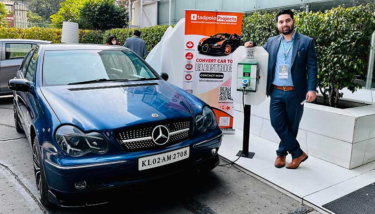 Tadpole Projects converts Mercedes Benz C-Class from ICE to EV