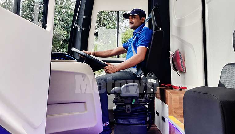 The Volvo 9600 15-metre sleeper bus; travelling first class on wheels