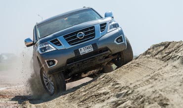 A Nissan carnival made perfect with Leaf and Patrol