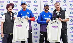 Apollo Tyres unveils logo on men’s cricket team jersey