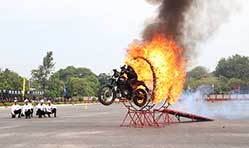 Indian Army stunt show marks inauguration of Tornadoes Wall by RE