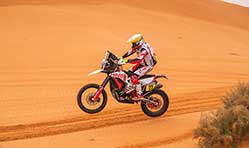 Joaquim Rodrigues of Hero MotoSport wins Stage 3 at Dakar 2022 