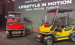 Kinetic Green, Tonino Lamborghini unveil electric luxury golf carts