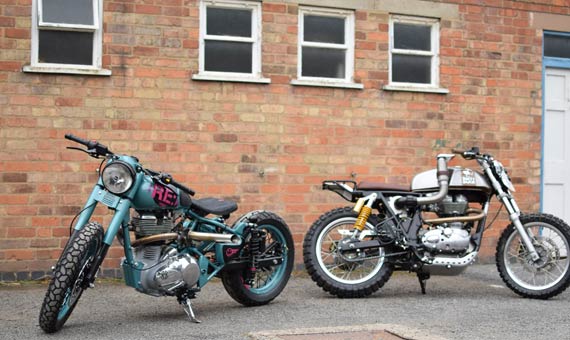 Royal Enfield Mo’ Powa’ and Dirty Duck at French festival