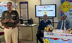 SIAM holds road safety refresher workshops for drivers in Delhi