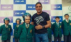 TVS conducts helmet drive for school children in Shimla