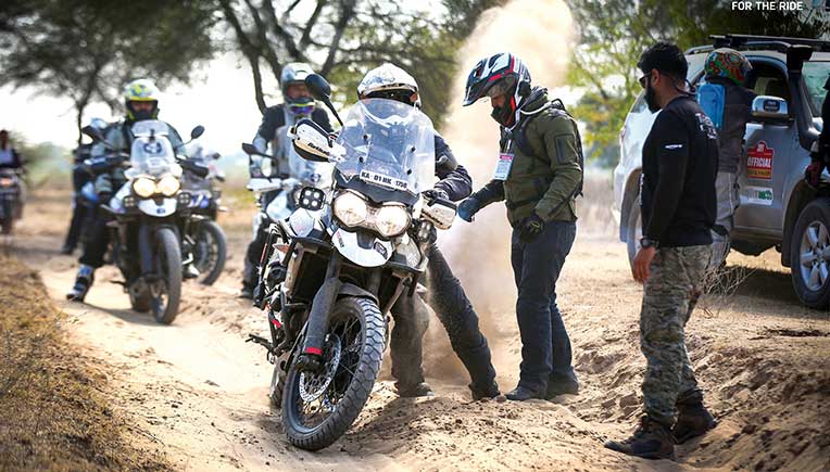 Triumph Motorcycles concludes Tiger Trails Thar Desert 2.0