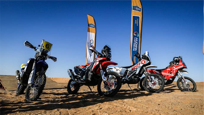 Bikes at the Afriquia Merzouga Rally
