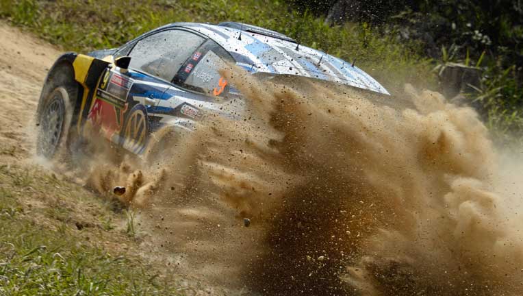 Andreas Mikkelsen and Anders Jæger of Volkswagen