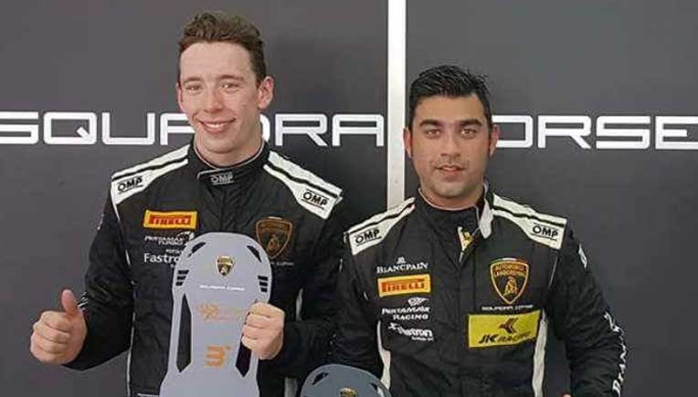 Indian racer Armaan Ebrahim - Right
