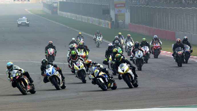 Superbike racing