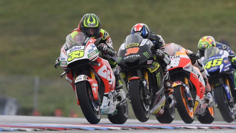 Crutchlow leading the pack; Pic courtesy Red Bull Content Pool