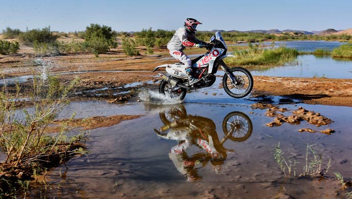 Stage 3 of the Afriquia Merzouga Rally in Morocco