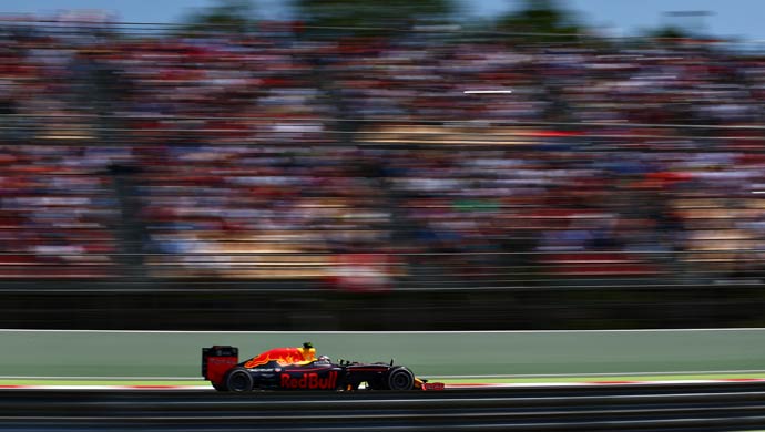 Max on his way to a win; Pic courtesy red Bull Content Pool