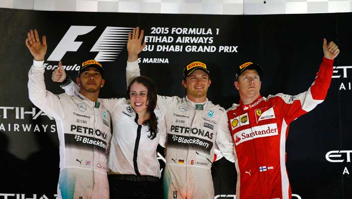 One-Two win for Mercedes; Picture courtesy Daimler
