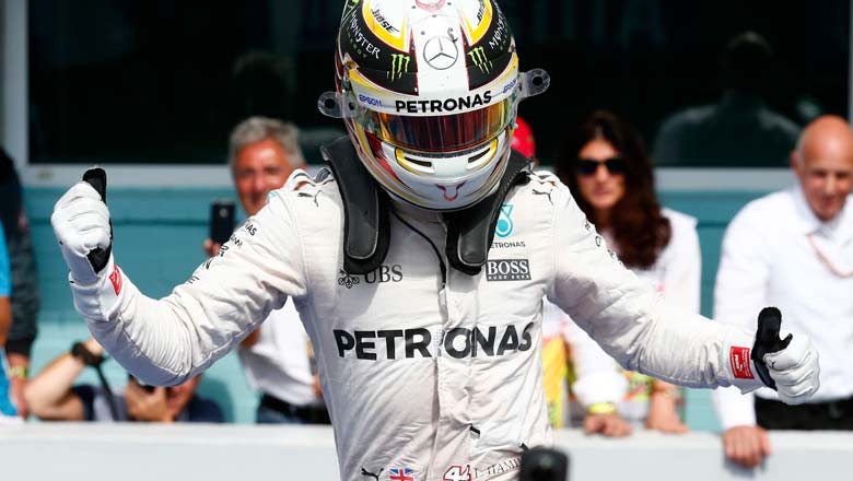Lewis Hamilton; Picture courtesy Daimler