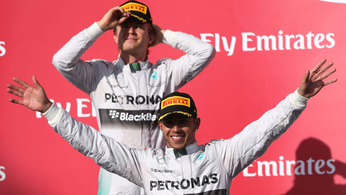 The Mercedes duo