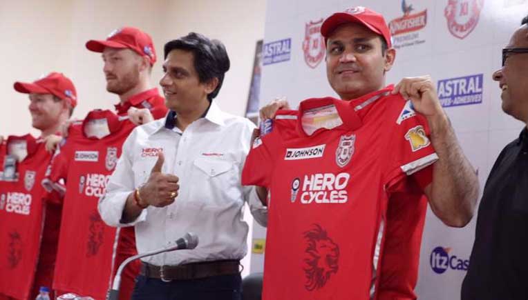 Hero Cycles is principal sponsor of Kings XI Punjab