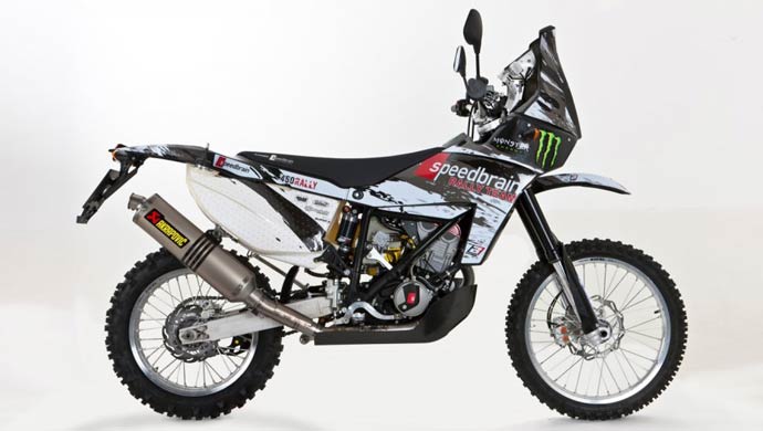Speedbrain 450 rally bike : Pic courtesy Speedbrain