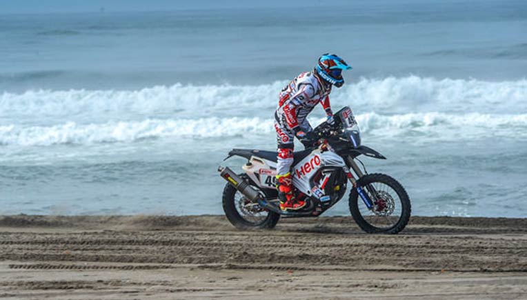 CS Santosh came out with a purpose and rode hard 