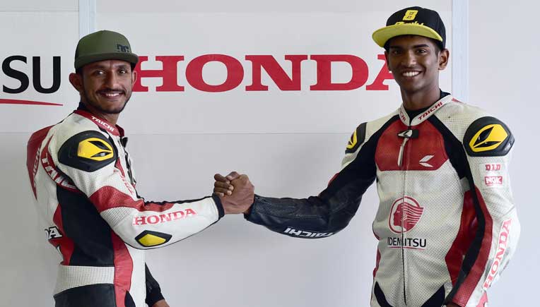 The IDEMITSU Honda Racing India team by T Pro Ten10 will see two promising Indian riders - second-timer Rajiv Sethu and the rookie Anish D. Shetty battle it out with 23 other Asian riders 