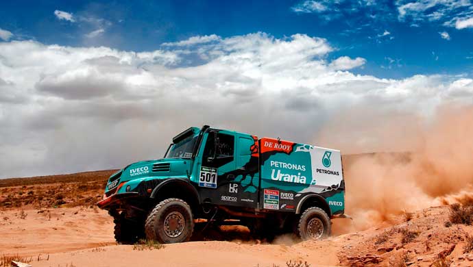 The winning Iveco truck