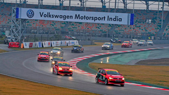 Racing in wet conditions