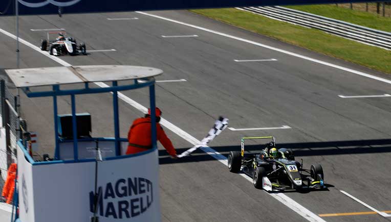 Winning car in Race1 Picture courtesy DTM
