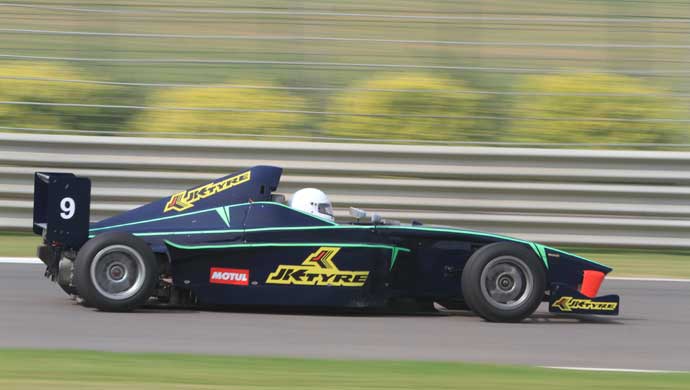 Race at the Buddh circuit