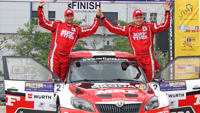 The overall winners: MRF