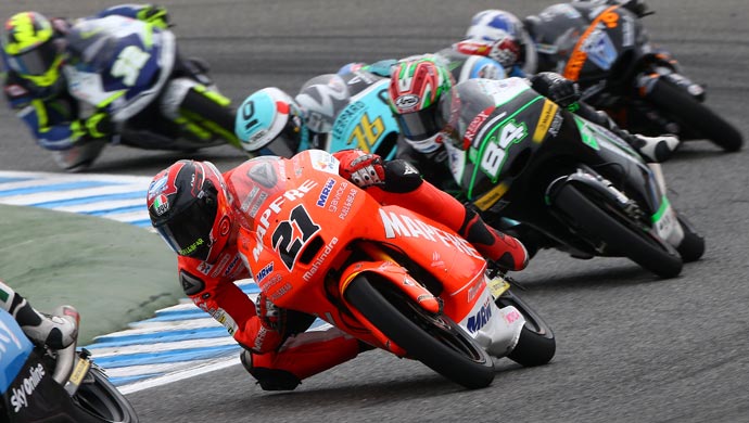 Mahindra racer gets going at Jerez circuit