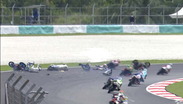 Crashes in plenty