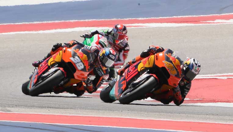 Honda riders in full blaze Picture courtesy Red Bull Content Pool