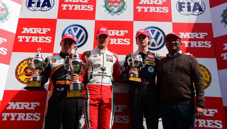 L to R Mawson, Schumcher, Newey