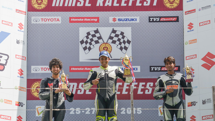Suzuki Gixxer Cup (Novice) category winners