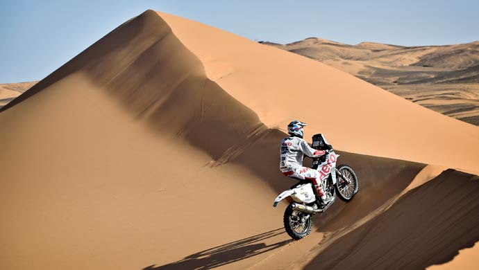 At the Merzouga Rally; Pic courtesy Sppedbrain