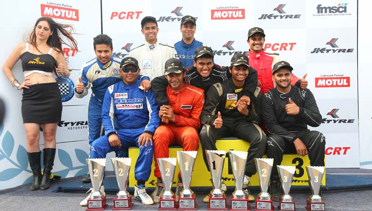 The smiles say it all; Winners of Round 2 in different categories